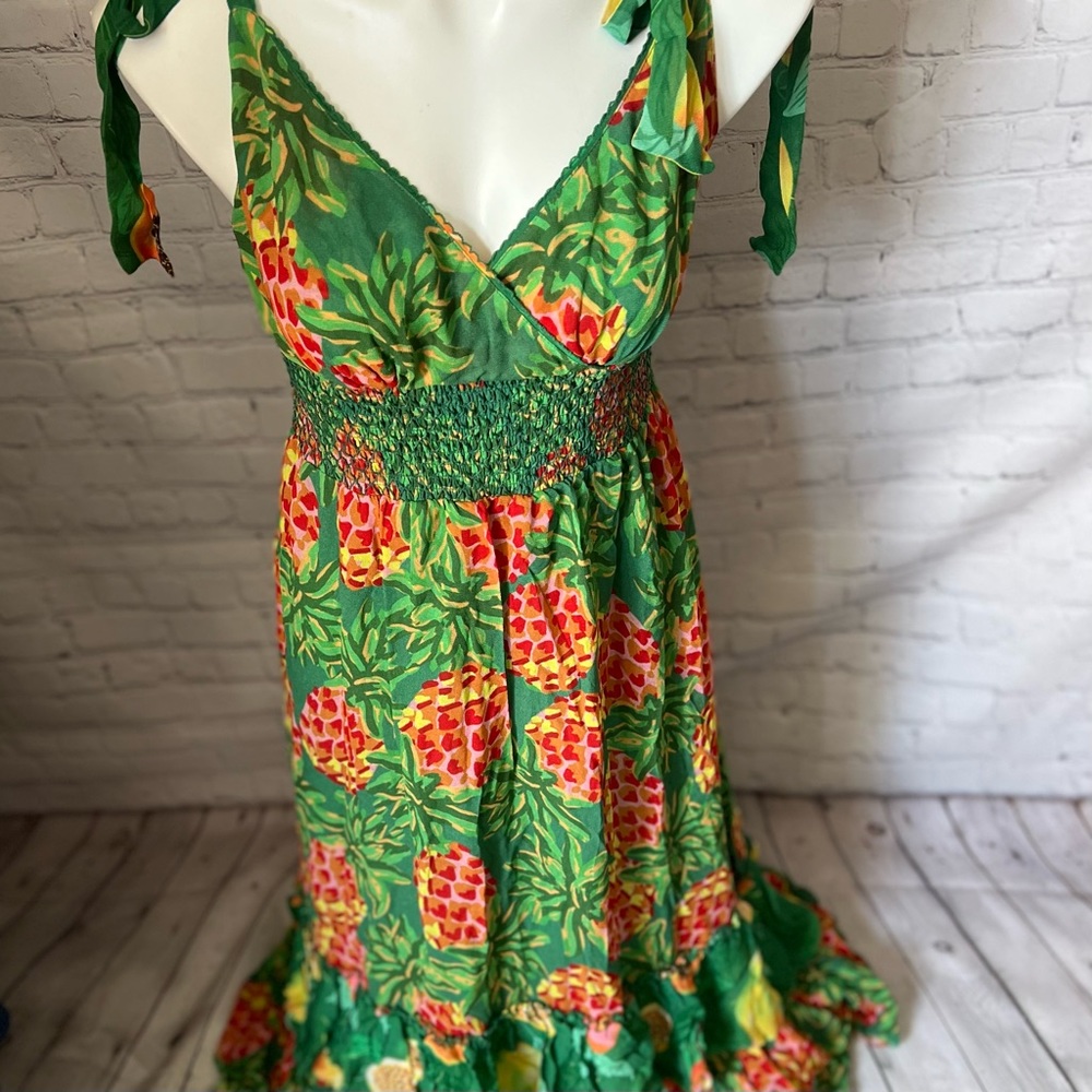 FARM RIO Pineapple Galore maxi dress